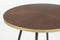 Feliz Lifestyle Denise Eettafel Hout Rond 91 cm Bruin/ Goud