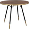Feliz Lifestyle Denise Eettafel Hout Rond 91 cm Bruin/ Goud