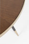 Feliz Lifestyle Denise Eettafel Hout Rond 91 cm Bruin/ Goud
