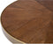 Feliz Lifestyle Denise Salontafel Hout Rond 61 cm Bruin/ Goud
