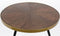 Feliz Lifestyle Denise Salontafel Hout Rond 61 cm Bruin/ Goud