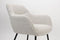 Feliz Lifestyle Dude Loungestoel/ Fauteuil Bouclé stof Beige/ Wit