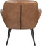 Feliz Lifestyle Dude Loungestoel/ Fauteuil Vintage Kunstleer Bruin