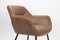 Feliz Lifestyle Dude Loungestoel/ Fauteuil Vintage Kunstleer Bruin
