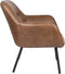 Feliz Lifestyle Dude Loungestoel/ Fauteuil Vintage Kunstleer Bruin