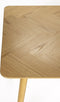 Feliz Lifestyle Fabio Eettafel Hout Visgraat 180x90 cm Zwart