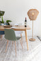 Feliz Lifestyle Fabio Eettafel Hout Visgraat 180x90 cm Zwart