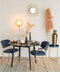 Feliz Lifestyle Fabio Eettafel Rond Hout 100 cm Zwart