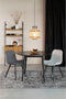 Feliz Lifestyle Fabio Eettafel Rond Hout 100 cm Zwart