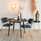 Feliz Lifestyle Fabio Eettafel Rond Hout 100 cm Zwart