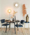 Feliz Lifestyle Fabio Eettafel Rond Hout 120 cm Zwart