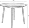 Feliz Lifestyle Fabio Eettafel Rond Hout 120 cm Zwart