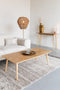 Feliz Lifestyle Fabio Salontafel Rechthoekig Hout 120x60 cm Naturel