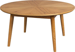 Feliz Lifestyle Fabio Salontafel Rond Hout 80x80 cm Naturel