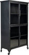 Feliz Lifestyle Ferre Kast op wieltjes Hoog Hout/ Metaal Zwart