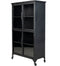 Feliz Lifestyle Ferre Kast op wieltjes Hoog Hout/ Metaal Zwart