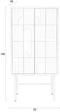 Feliz Lifestyle Funk Kast/ Opbergkast Hoog - Beige