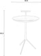 Feliz Lifestyle Handle Bijzettafel Rond Metaal 35x35 cm Zwart