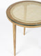 Feliz Lifestyle Haru Bijzettafel Rond Glas/ Hout 45x45 cm Naturel
