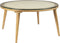 Feliz Lifestyle Haru Salontafel Rond Glas/ Hout 70x70 cm Naturel