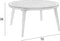Feliz Lifestyle Haru Salontafel Rond Glas/ Hout 70x70 cm Naturel