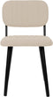 Feliz Lifestyle Jake Eetkamerstoel Bouclé Off-White/ Wit