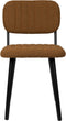 Feliz Lifestyle Jake Eetkamerstoel Bouclé Oker/ Geel