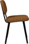 Feliz Lifestyle Jake Eetkamerstoel Bouclé Oker/ Geel