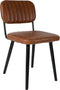 Feliz Lifestyle Jake Worn Eetkamerstoel Kunstleer Bruin
