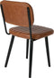 Feliz Lifestyle Jake Worn Eetkamerstoel Kunstleer Bruin