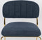 Feliz Lifestyle Jolien Fauteuil Donkerblauw - Set van 2