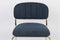 Feliz Lifestyle Jolien Fauteuil Donkerblauw - Set van 2