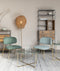 Feliz Lifestyle Jolien Fauteuil Donkerblauw - Set van 2