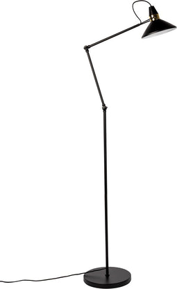 Feliz Lifestyle Jona Vloerlamp/ Staande Leeslamp Zwart