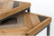 Feliz Lifestyle Joy Bijzettafel Hout Bruin/Zwart - Set van 2