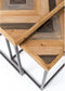 Feliz Lifestyle Joy Bijzettafel Hout Bruin/Zwart - Set van 2