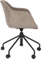 Feliz Lifestyle Junzo Bureaustoel Ribstof Grijs