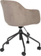 Feliz Lifestyle Junzo Bureaustoel Ribstof Grijs