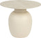 Feliz Lifestyle Karula Bijzettafel Travetin-Look 50x50 cm Laag Beige