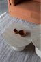 Feliz Lifestyle Karula Bijzettafel Travetin-Look 50x50 cm Laag Beige