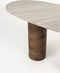 Feliz Lifestyle Kouk Salontafel Marmer/ Hout 100x40 cm Beige
