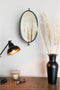 Feliz Lifestyle Lara Spiegel/ Wandspiegel Ovaal Zwart