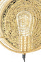 Feliz Lifestyle Lea Wandlamp Brass - Goud