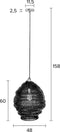 Feliz Lifestyle Lena Hanglamp L Zwart