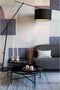 Feliz Lifestyle Li Salontafel Rond Glas/ Metaal Zwart - Set van 2