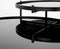 Feliz Lifestyle Li Salontafel Rond Glas/ Metaal Zwart - Set van 2