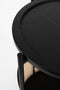 Feliz Lifestyle Makoto Bijzettafel Rond 30x30 cm Zwart