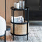 Feliz Lifestyle Makoto Bijzettafel Rond 30x30 cm Zwart