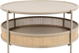 Feliz Lifestyle Makoto Salontafel Rond 80x80 cm Zand - Beige