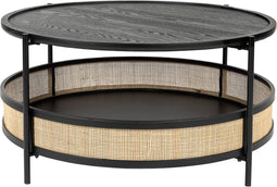 Feliz Lifestyle Makoto Salontafel Rond 80x80 cm Zwart
